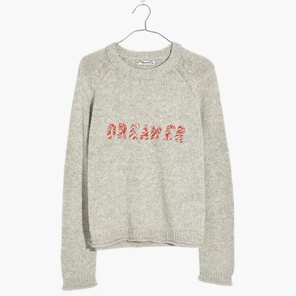 Madewell Dreamer Embroidery Keaton Alpaca Pullover Knit Womens Size XS Sweater4 - Picture 11 of 11